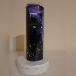 Black Cat 20oz Skinny Tumbler